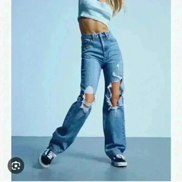 PAC Sun womens 22 waist 90s boyfriend distressed jeans, #A074 - Picture 1 of 11